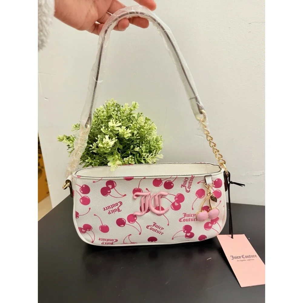 NWT Juicy Couture Cherry On Top Shoulder Bag - Picture 2 of 10
